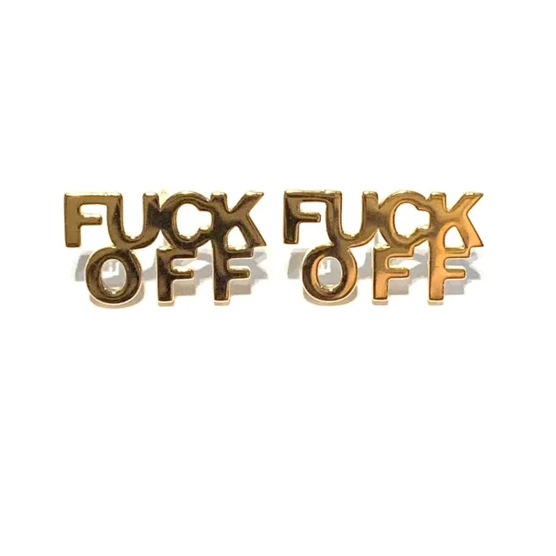 Fuck Off Earrings