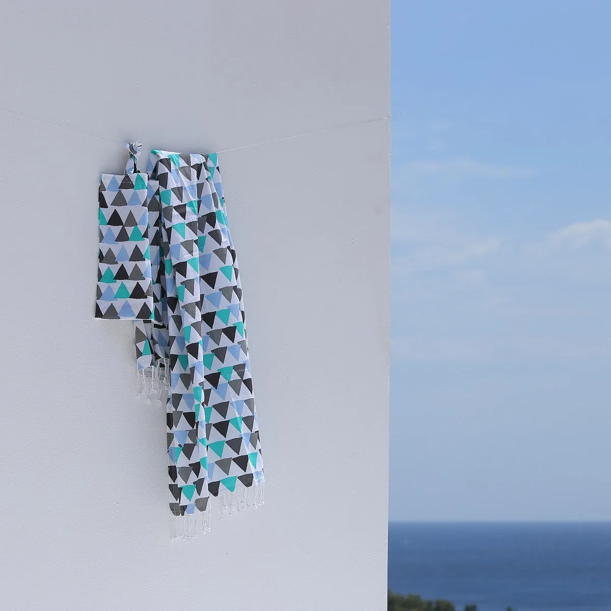Funky Pareo for the Beach with Bag
