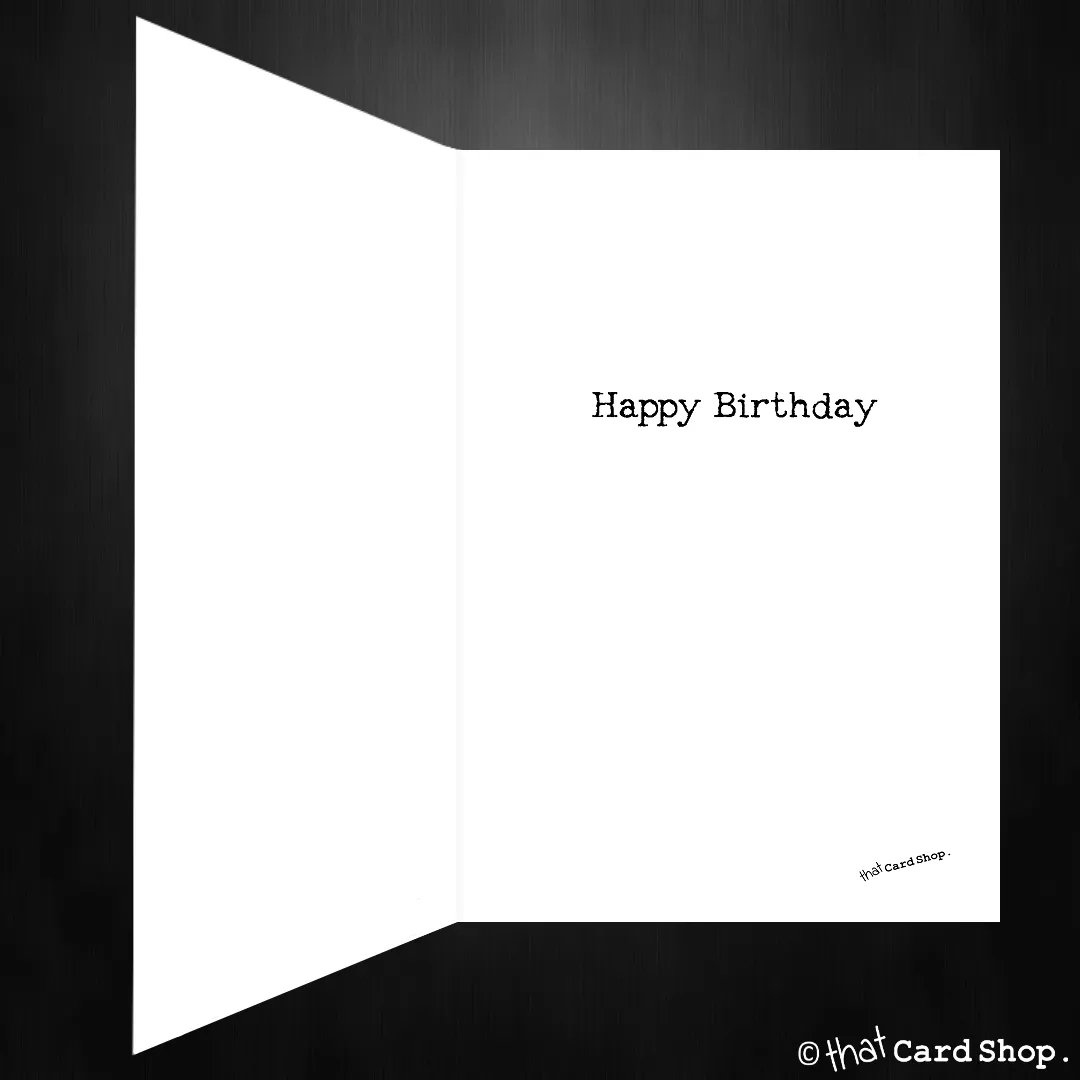 Funny Birthday Card for her - a proper bucket list!