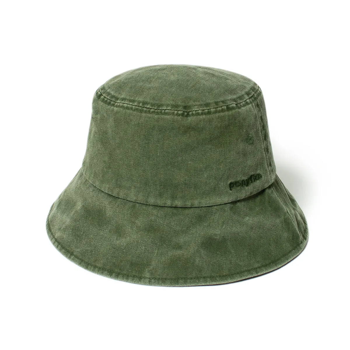 FWBUT128 - Ponyflo pigment wash fabric bucket hat