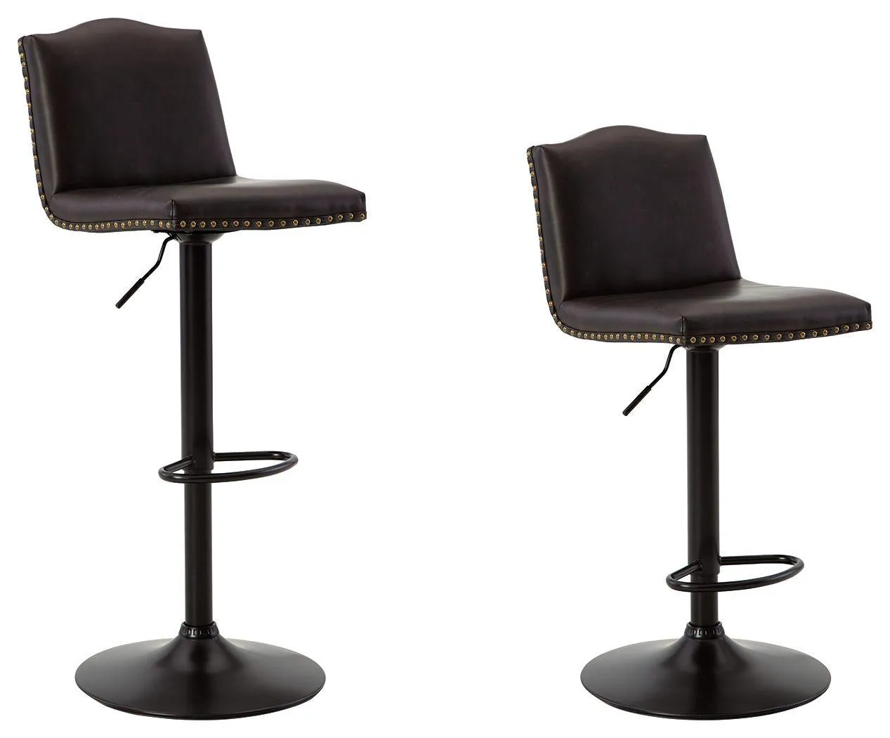 Gaddison - Tall Uph Swivel Barstool(2/cn)