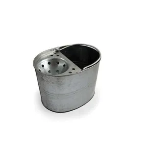 Galvanised Metal Mop Bucket & Wringer