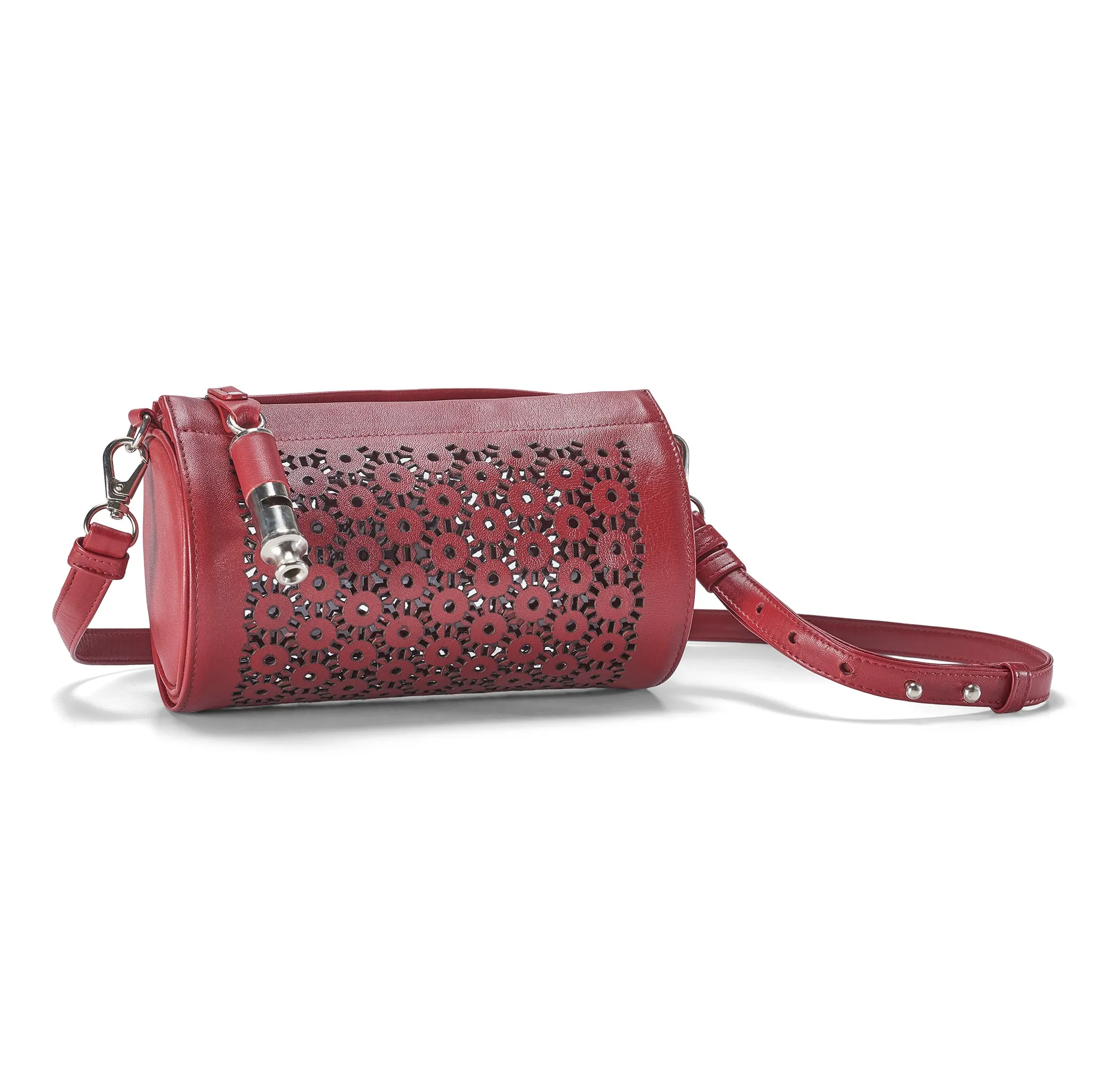 Gamechanger Barrel Laser Lambskin 5-In-1 Handbag