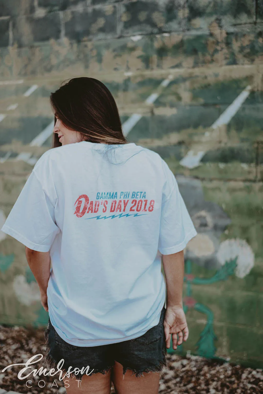 Gamma Phi Beta Dad's Day Retro Tee