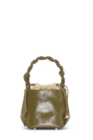 Ganni Bou Bucket Bag Patent