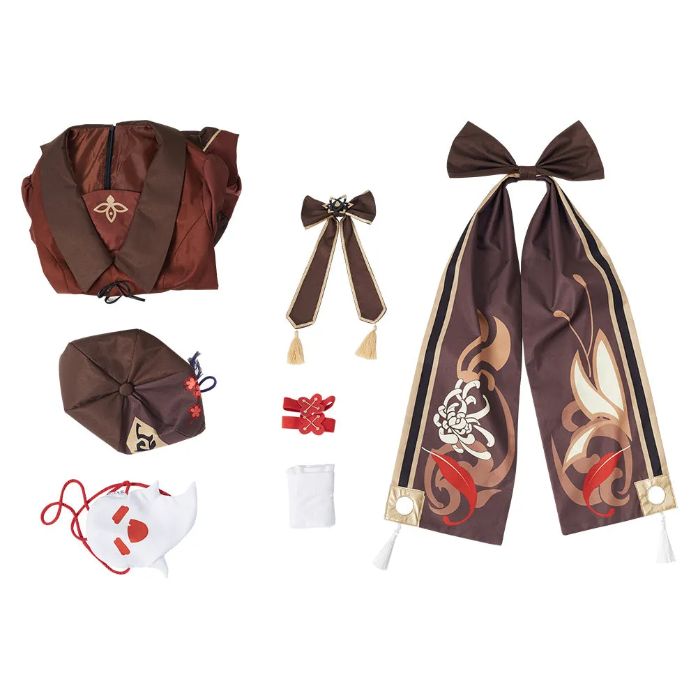 Genshin Impact Hutao Cosplay Costume Lolita Dress Outfits Halloween Carnival Suit cossky®
