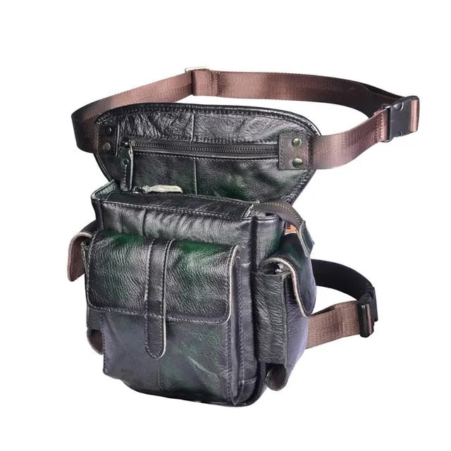 Genuine Leather  Multifunction  Drop Leg  Bag  913-5