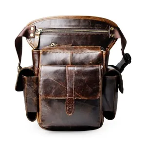 Genuine Leather  Multifunction  Drop Leg  Bag  913-5