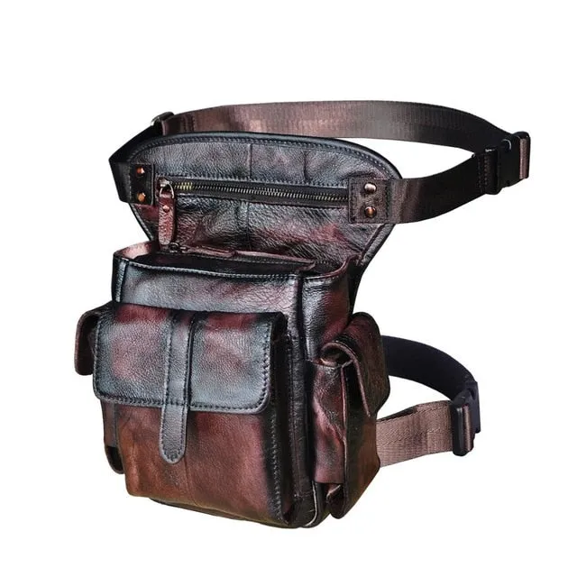 Genuine Leather  Multifunction  Drop Leg  Bag  913-5