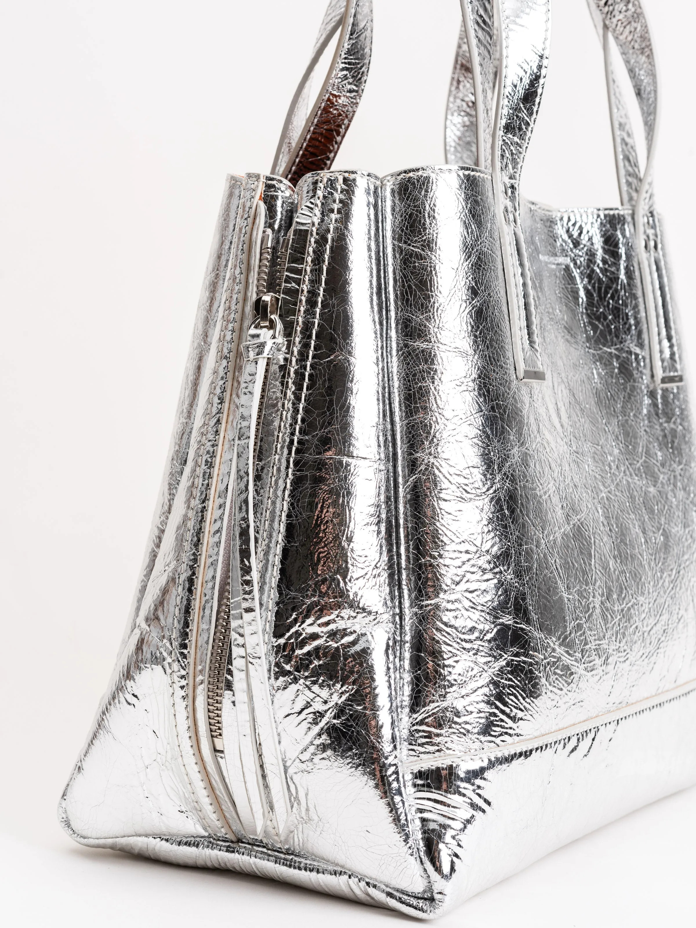 georges m bag - metallic