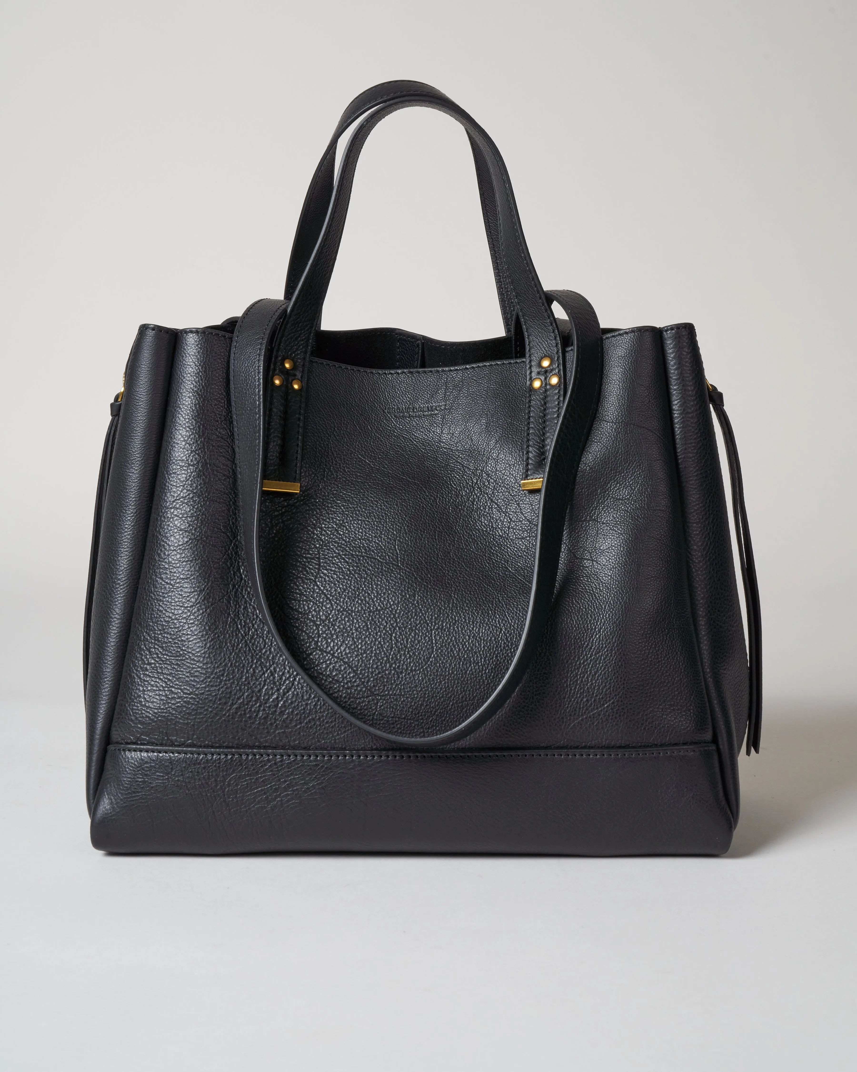 georges m shoulder bag - noir brass