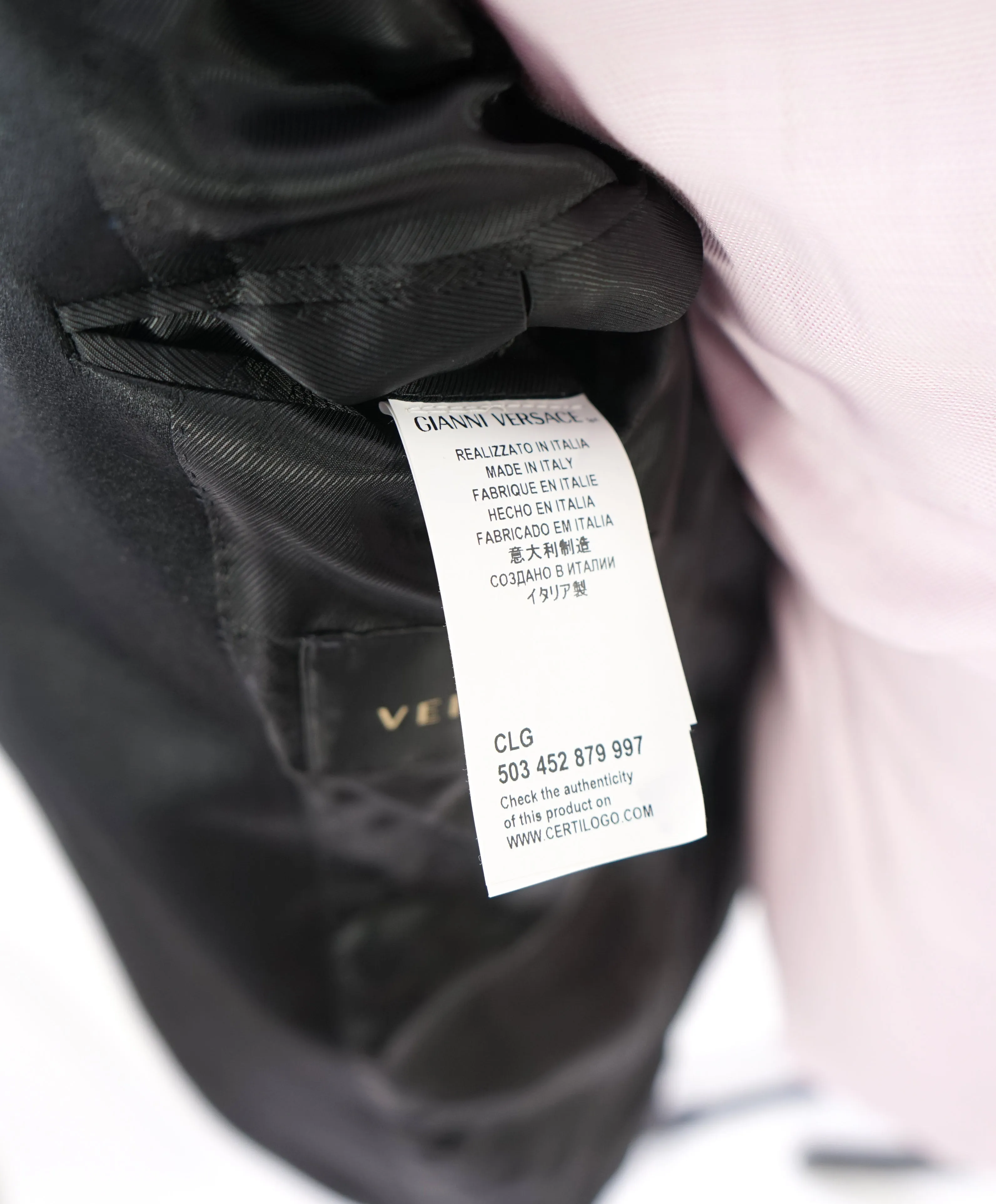 GIANNI VERSACE COUTURE - "Tailor Made" Medusa Lined Dinner Jacket Blazer- 38L