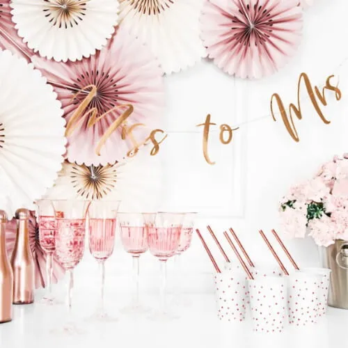 Ginger Ray Floral Hen's Party 'From Miss To Mrs' Bunting