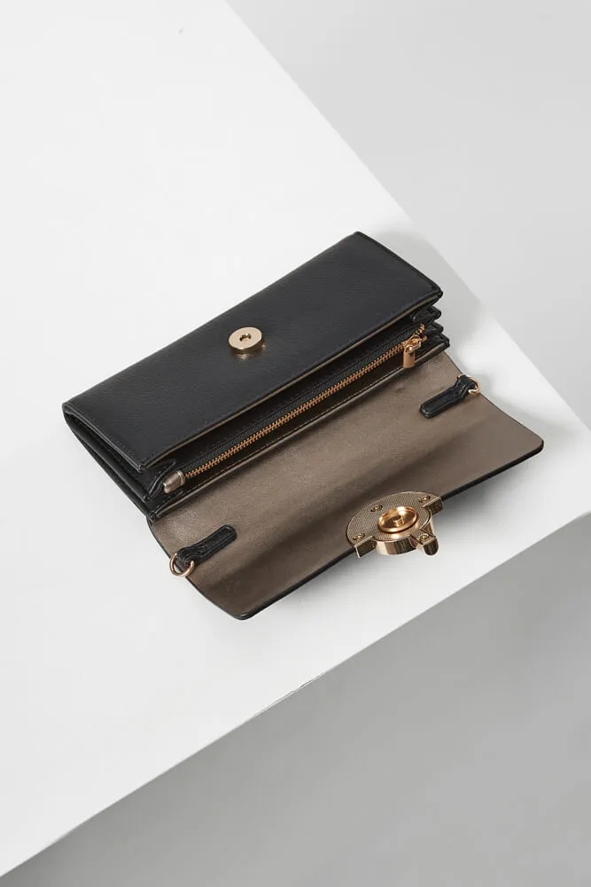 Ginny Black Large Purse/Evening Bag