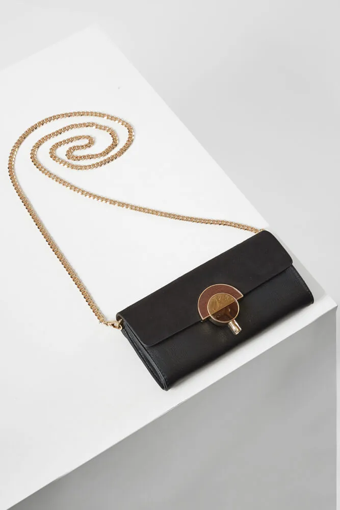 Ginny Black Large Purse/Evening Bag