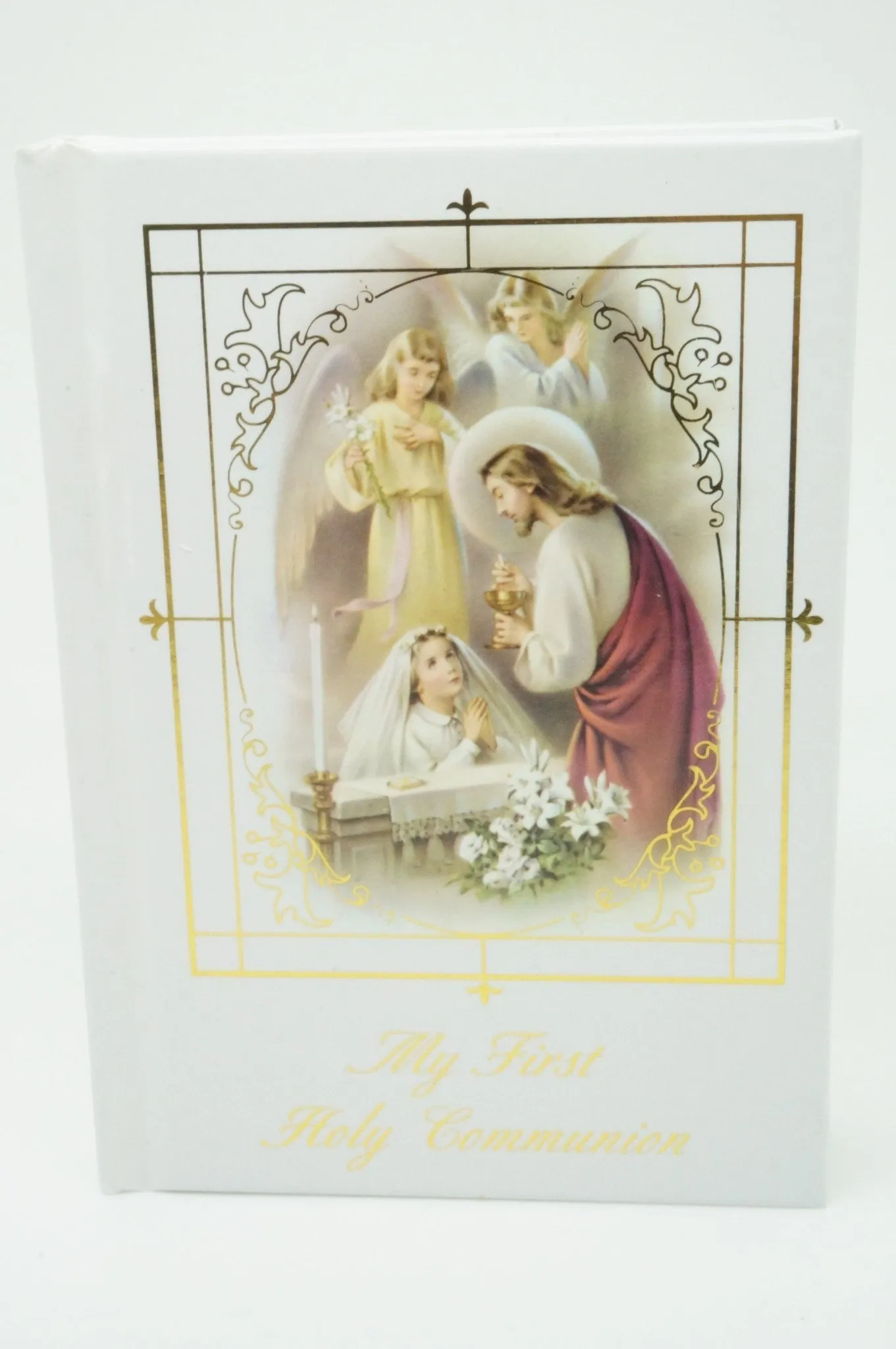 Girls First Communion Gift Set:Arm Band,Golden Candle and 7 other items