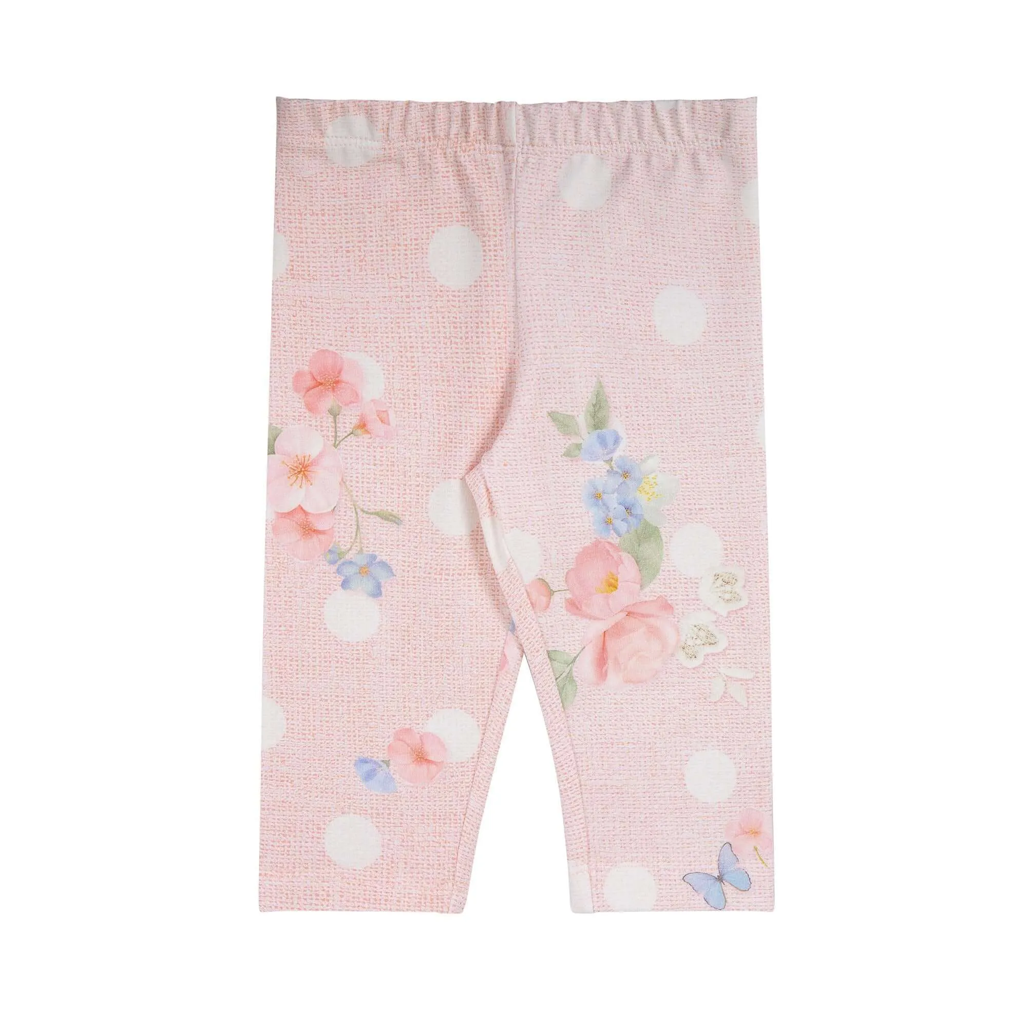 Girls White Bag Legging Set