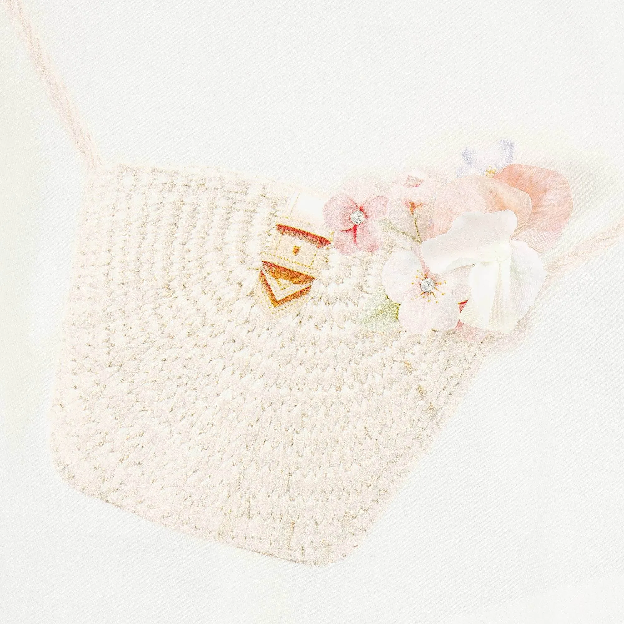Girls White Bag Legging Set