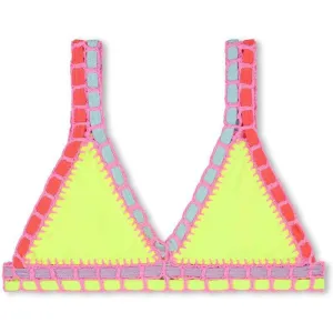 Girls Yellow Crochet Bikini