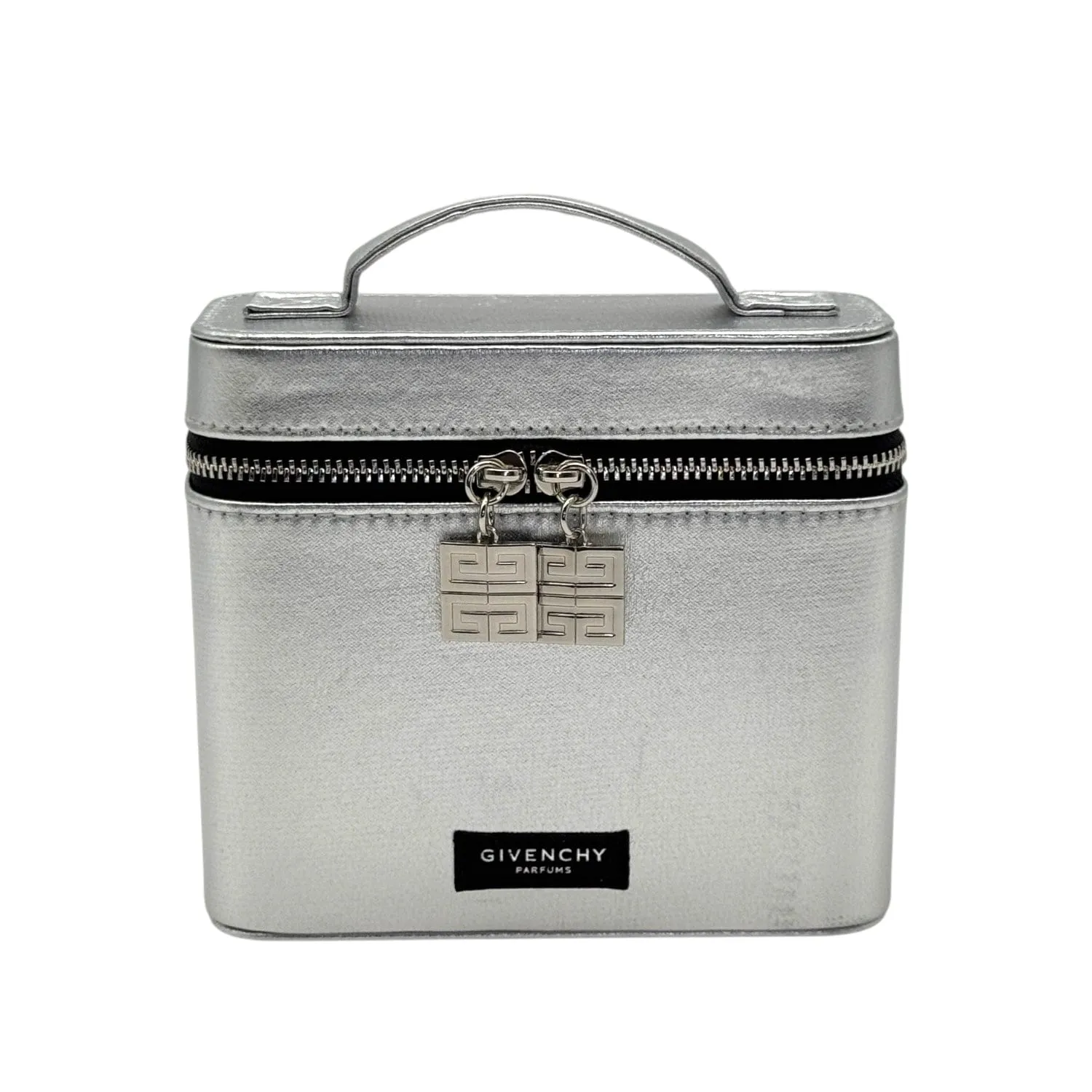 GIVENCHY Parfums VIP Gift Vanity/Makeup Case - Metallic Silver New w/Out Tags