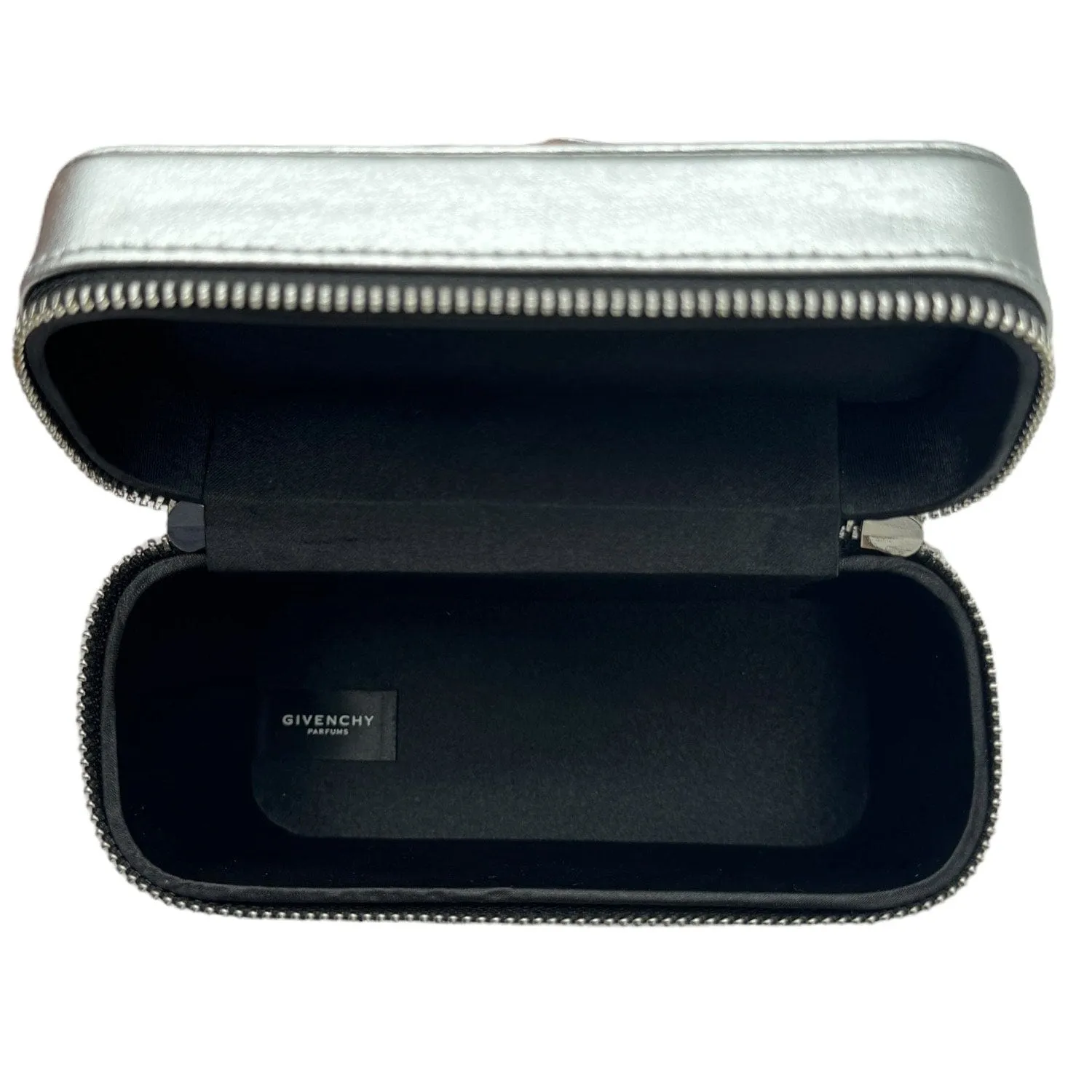 GIVENCHY Parfums VIP Gift Vanity/Makeup Case - Metallic Silver New w/Out Tags