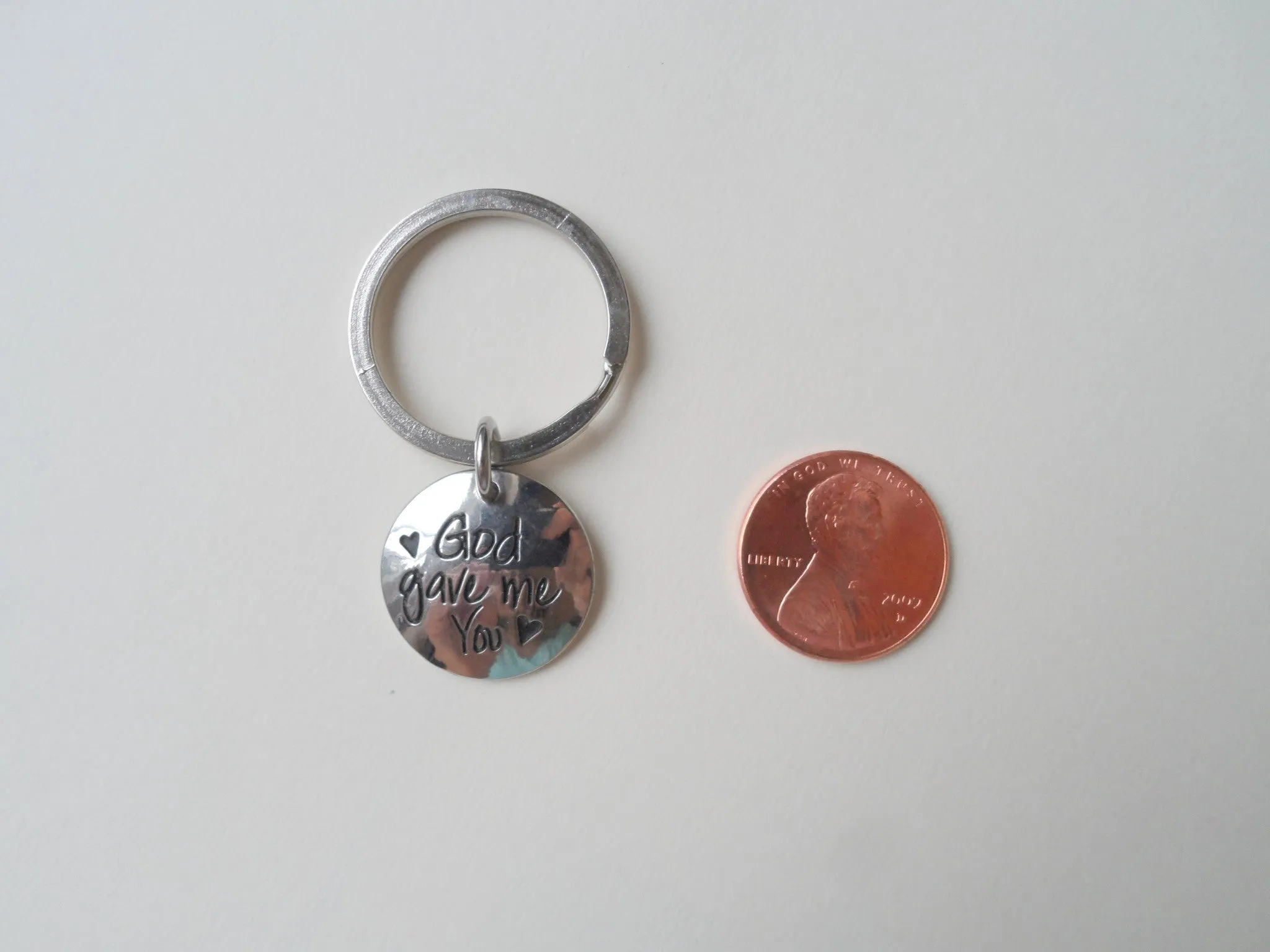 God Gave Me You Keychain; Handbag Charm, Couples Keychain
