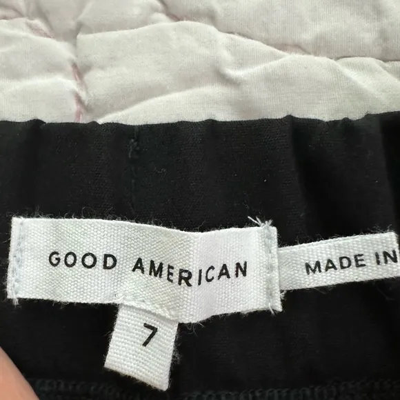 Good American Weekend Shorts Pull On Black Size 4X NWT