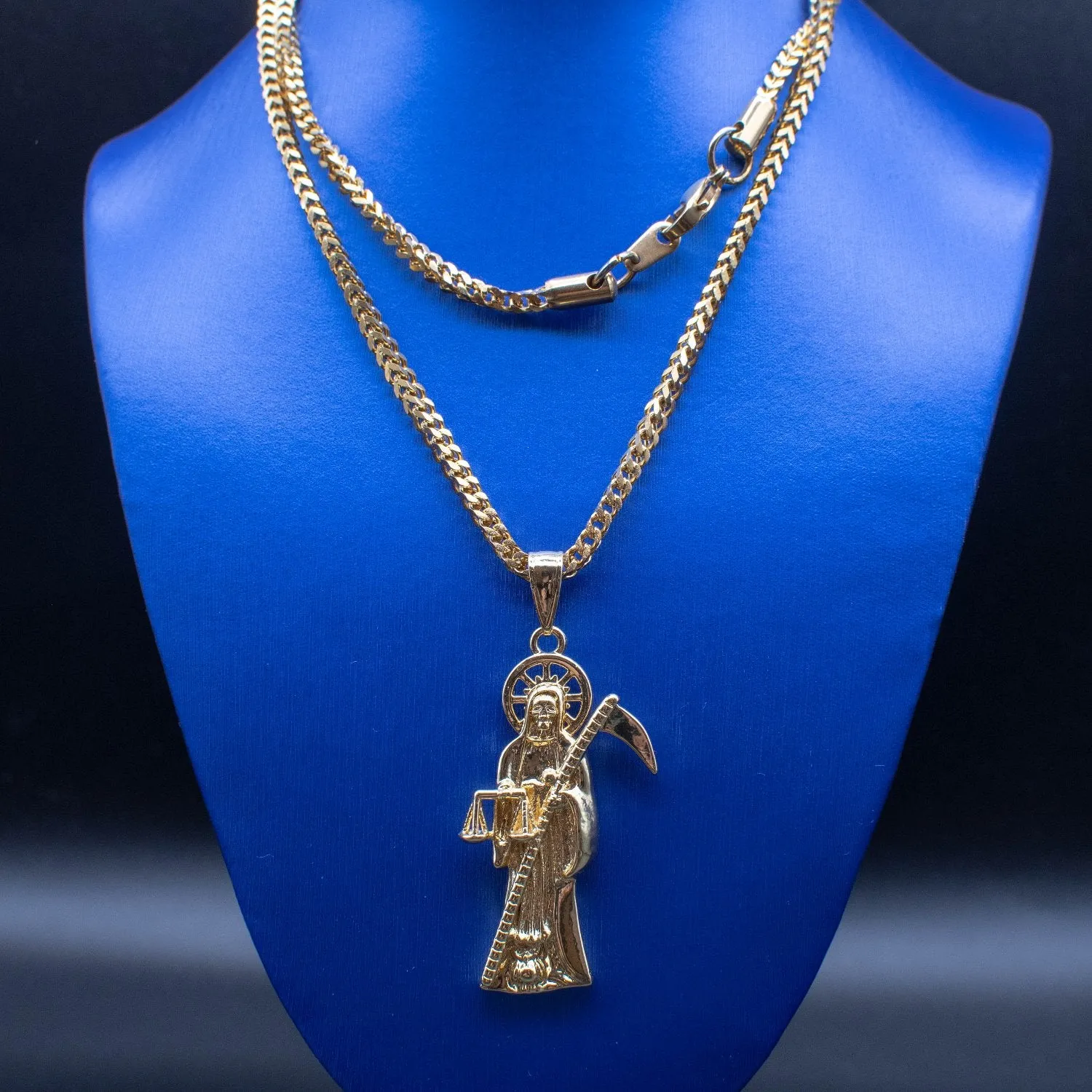 Grim Reaper "Santa Muerte" Necklace