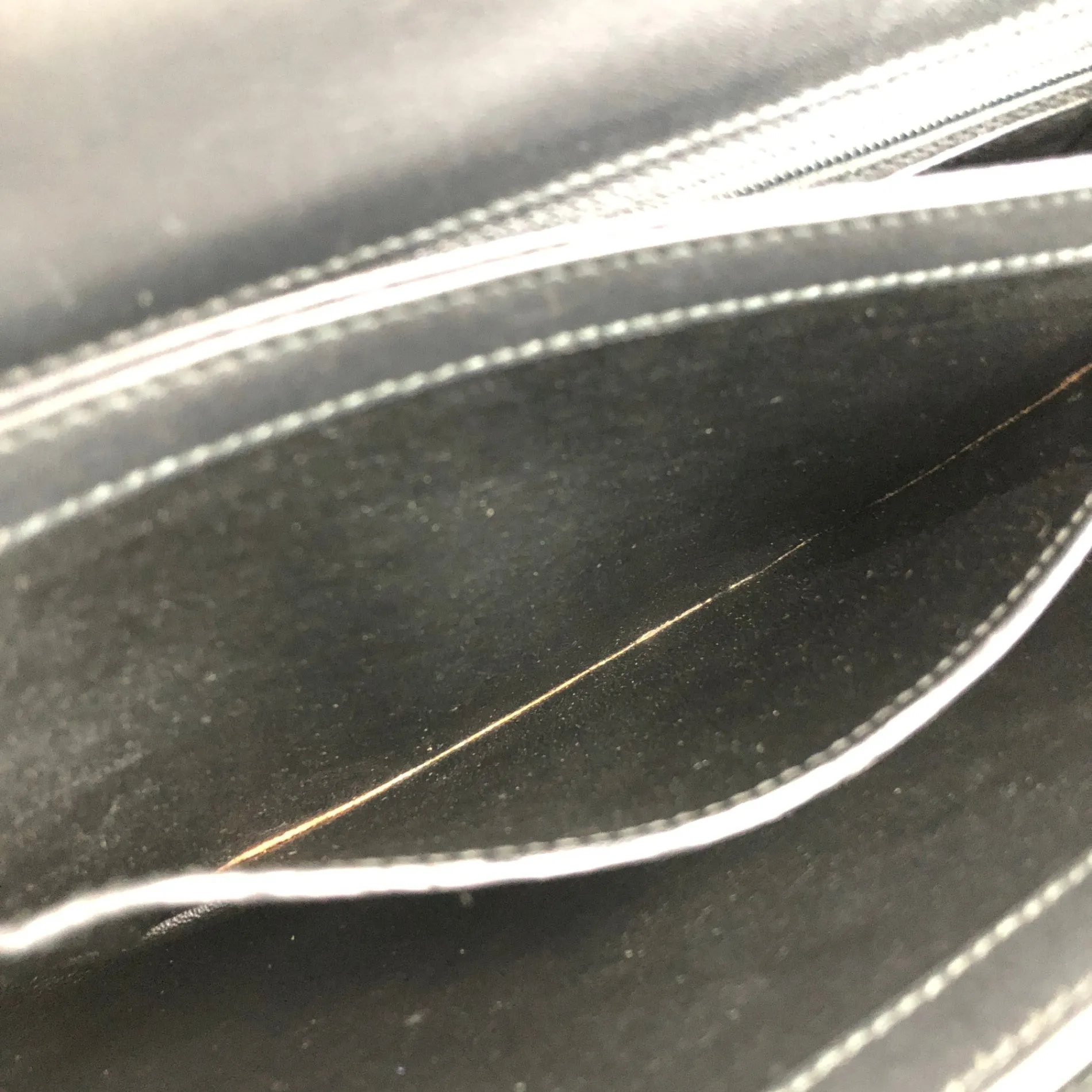 GUCCI Bamboo Turn Lock  Shoulder bag Black Vintage hksc78