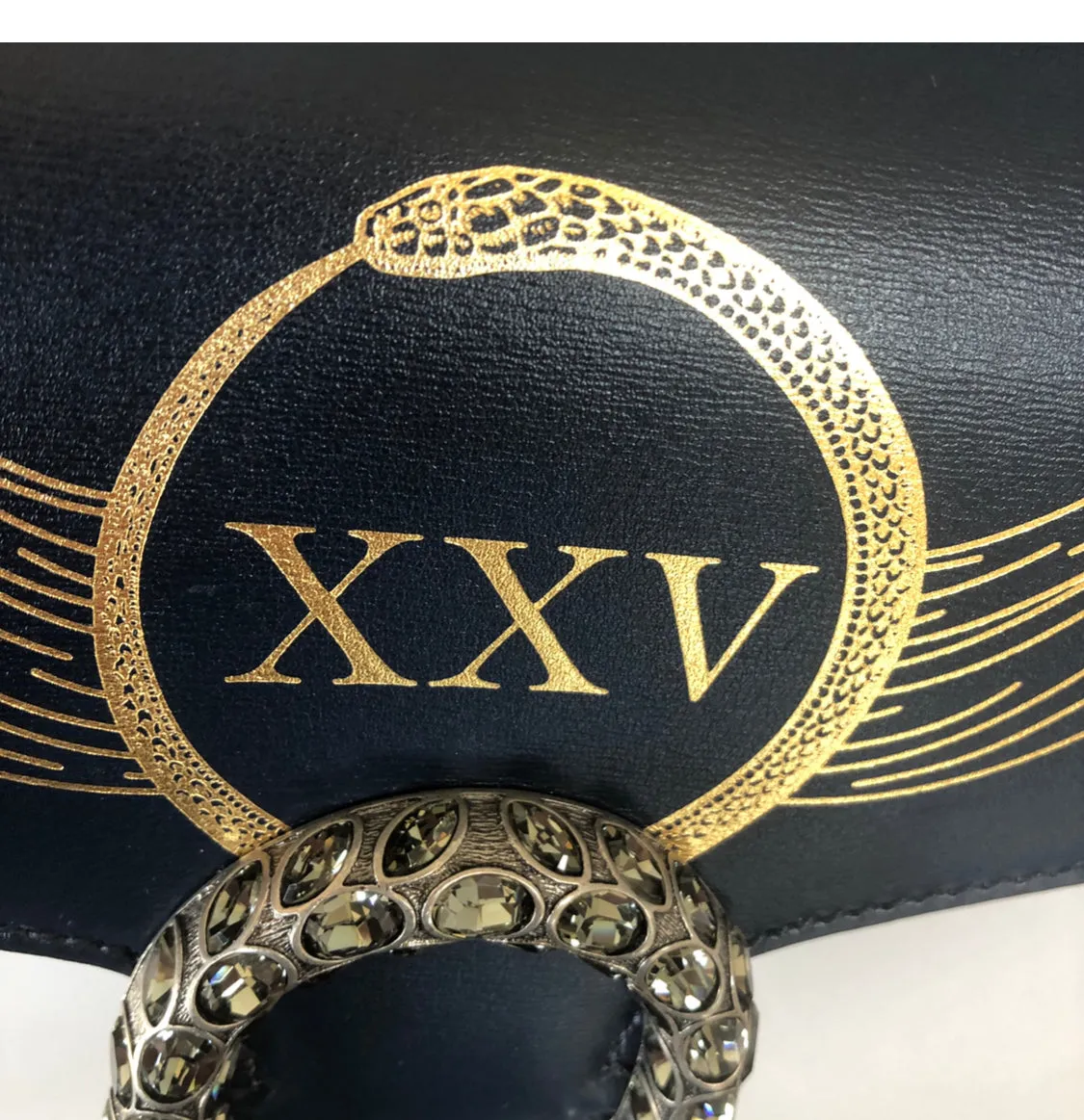 Gucci Dionysus Hand Painted Shoulder Bag in Blue Agate