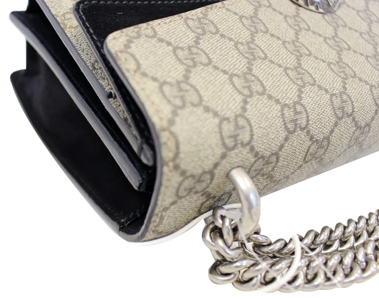 GUCCI Dionysus Small GG Supreme Canvas Shoulder Bag 400249