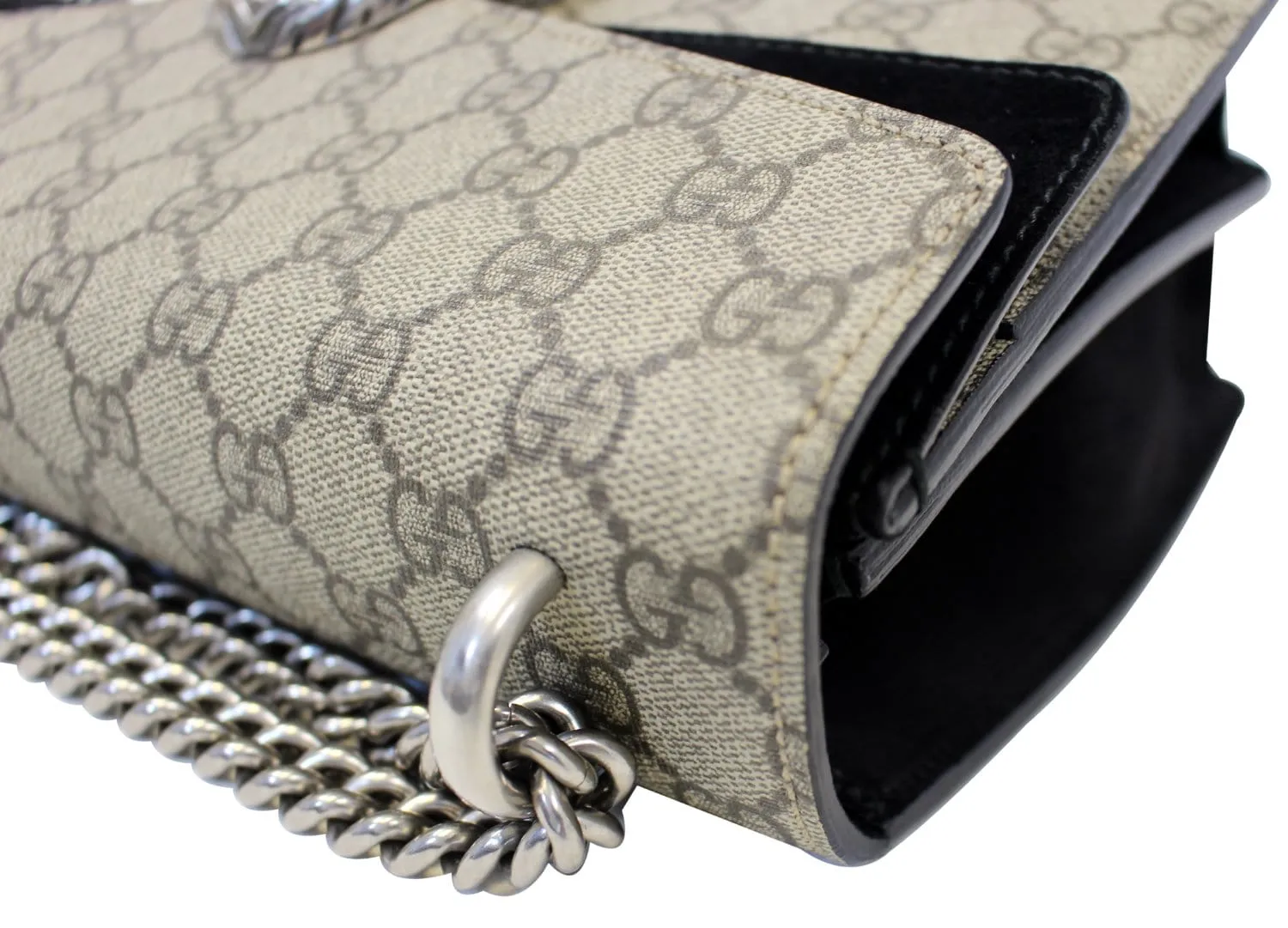 GUCCI Dionysus Small GG Supreme Canvas Shoulder Bag 400249