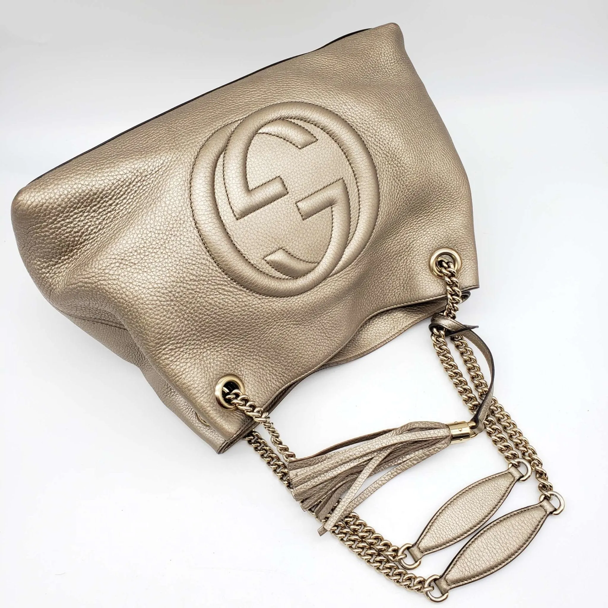Gucci GG Soho on Chain Medium Shoulder Bag