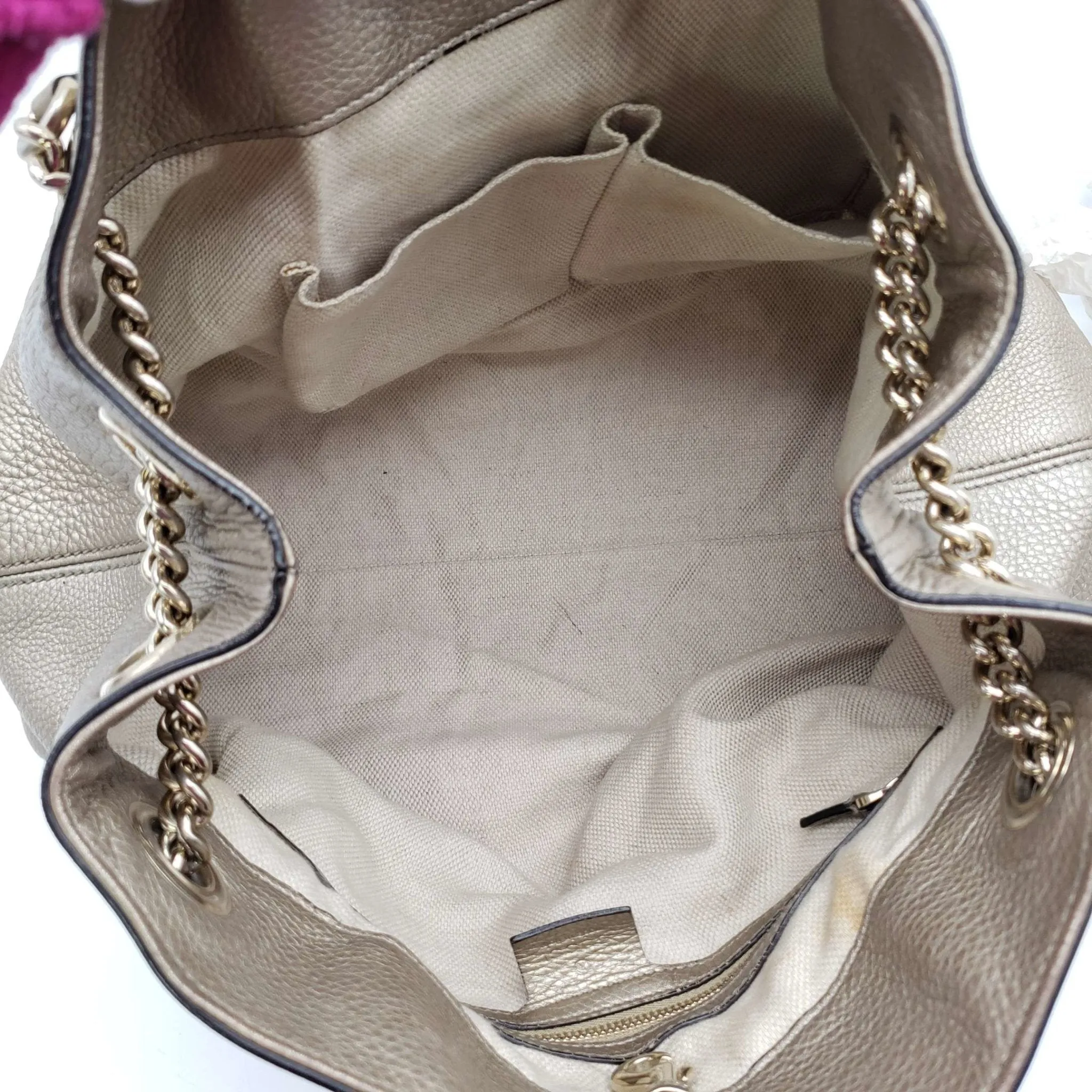 Gucci GG Soho on Chain Medium Shoulder Bag