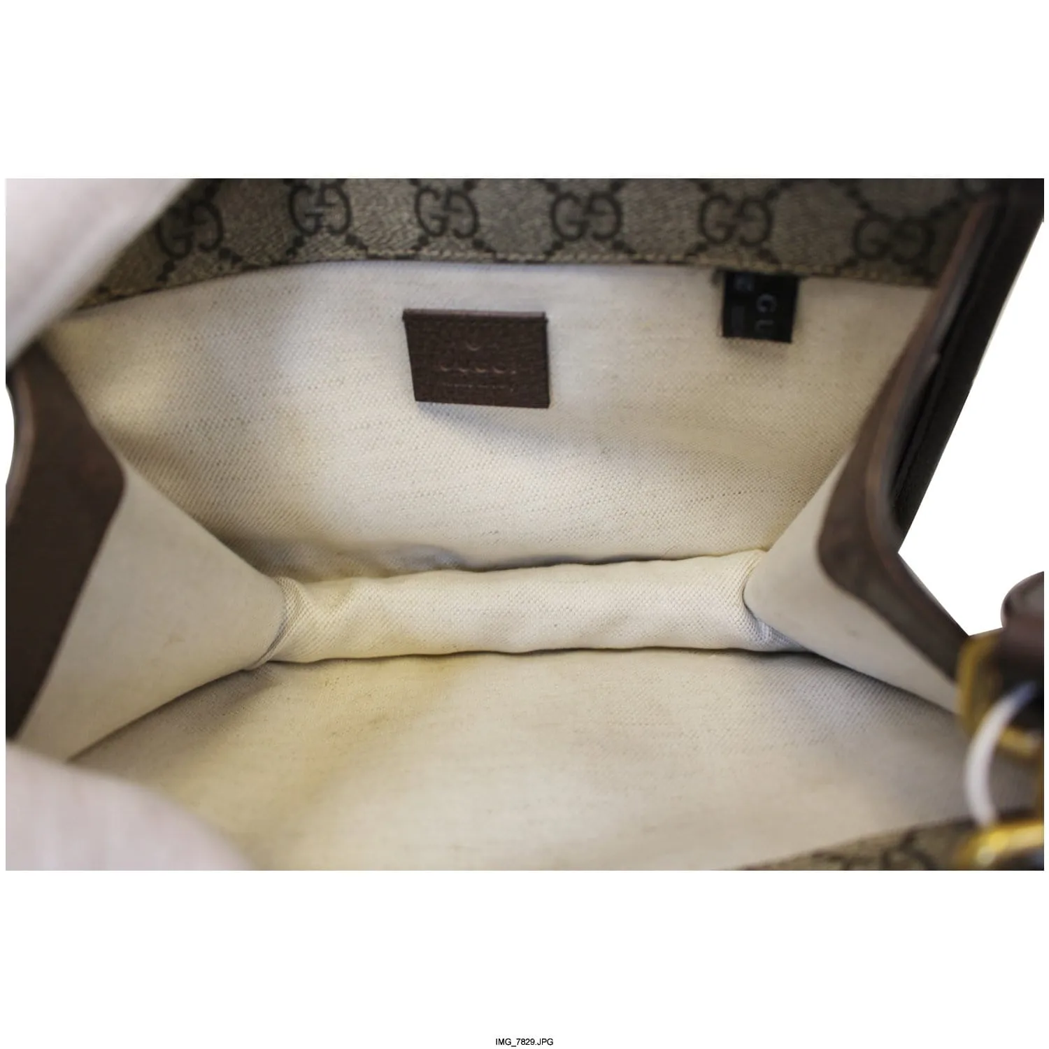 GUCCI GG Supreme Small Messenger Crossbody Bag 501050