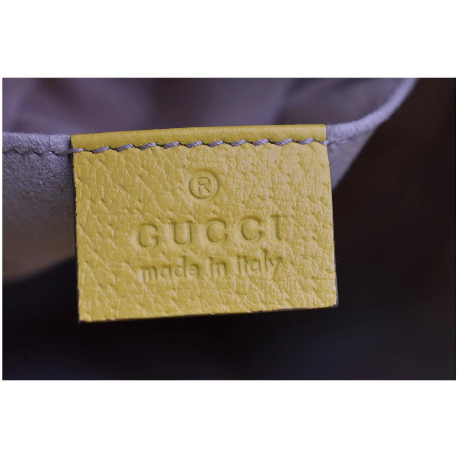 GUCCI Ophidia Flora Small GG Canvas Bucket Bag Yellow 550621