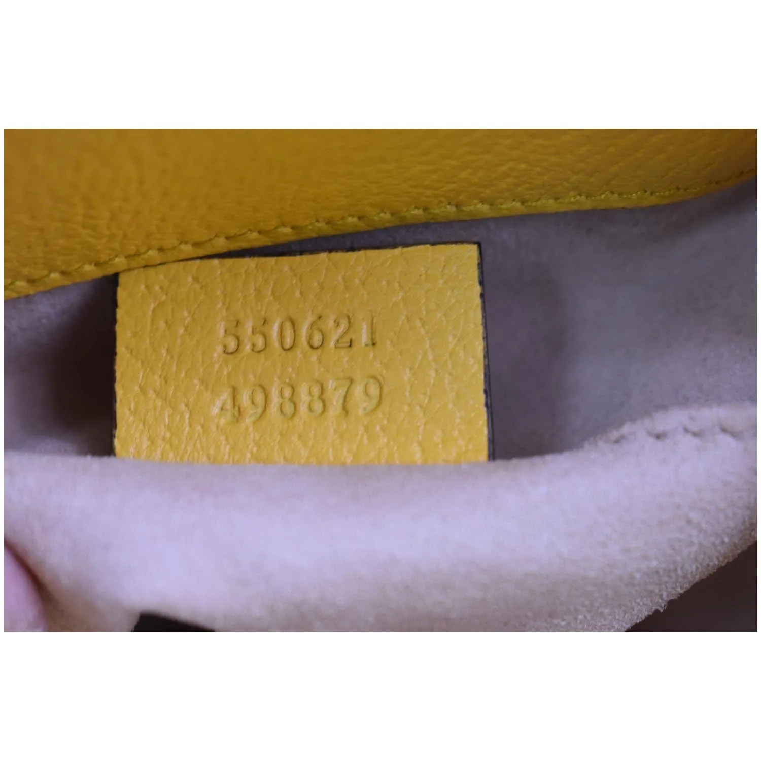 GUCCI Ophidia Flora Small GG Canvas Bucket Bag Yellow 550621