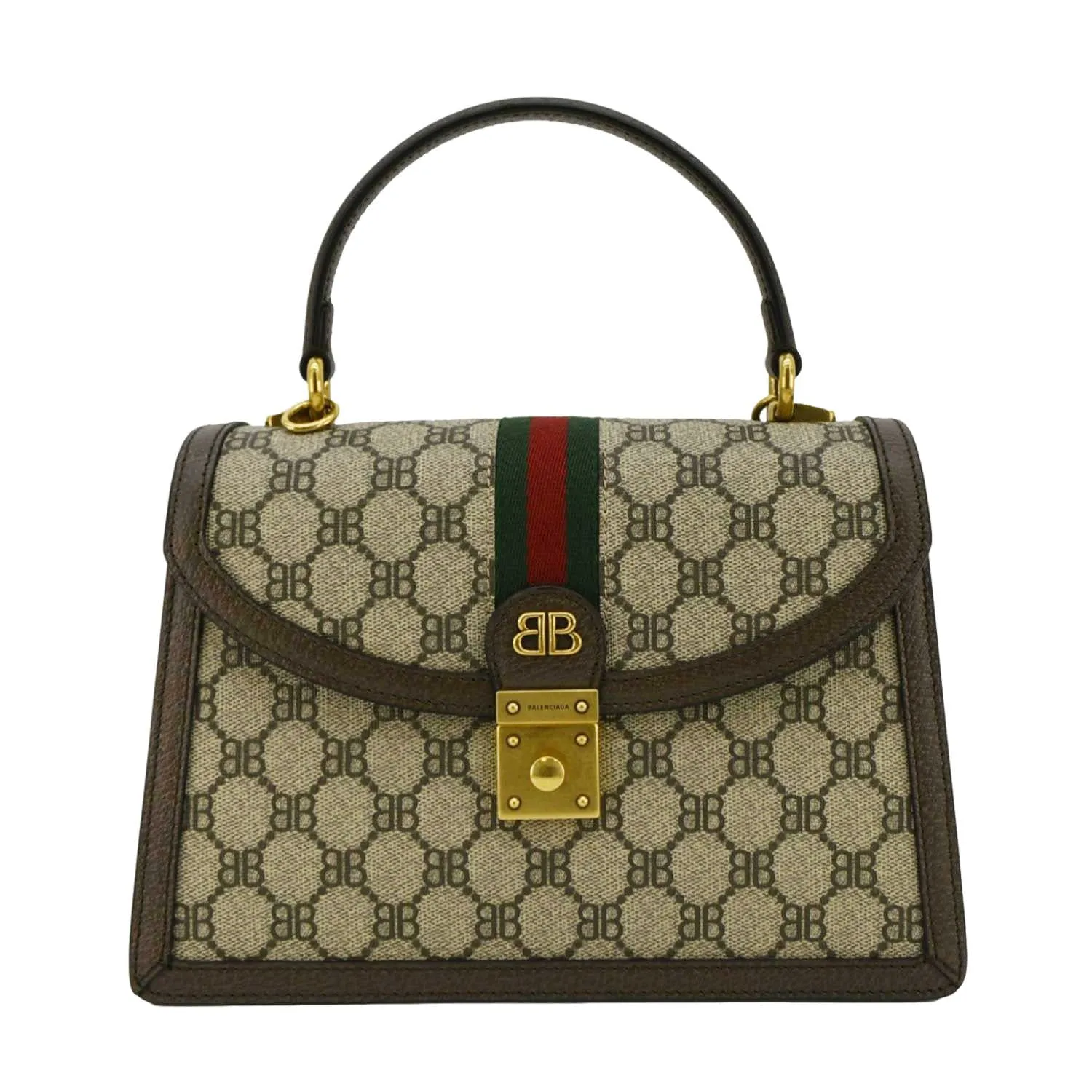 GUCCI X BALENCIAGA The Hacker Project Web BB Supreme Shoulder Bag Beige 680119