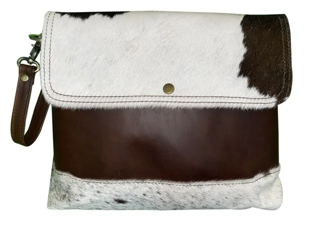 Hair on Cowhide Leather Conceal Carry Crossbody Bag.