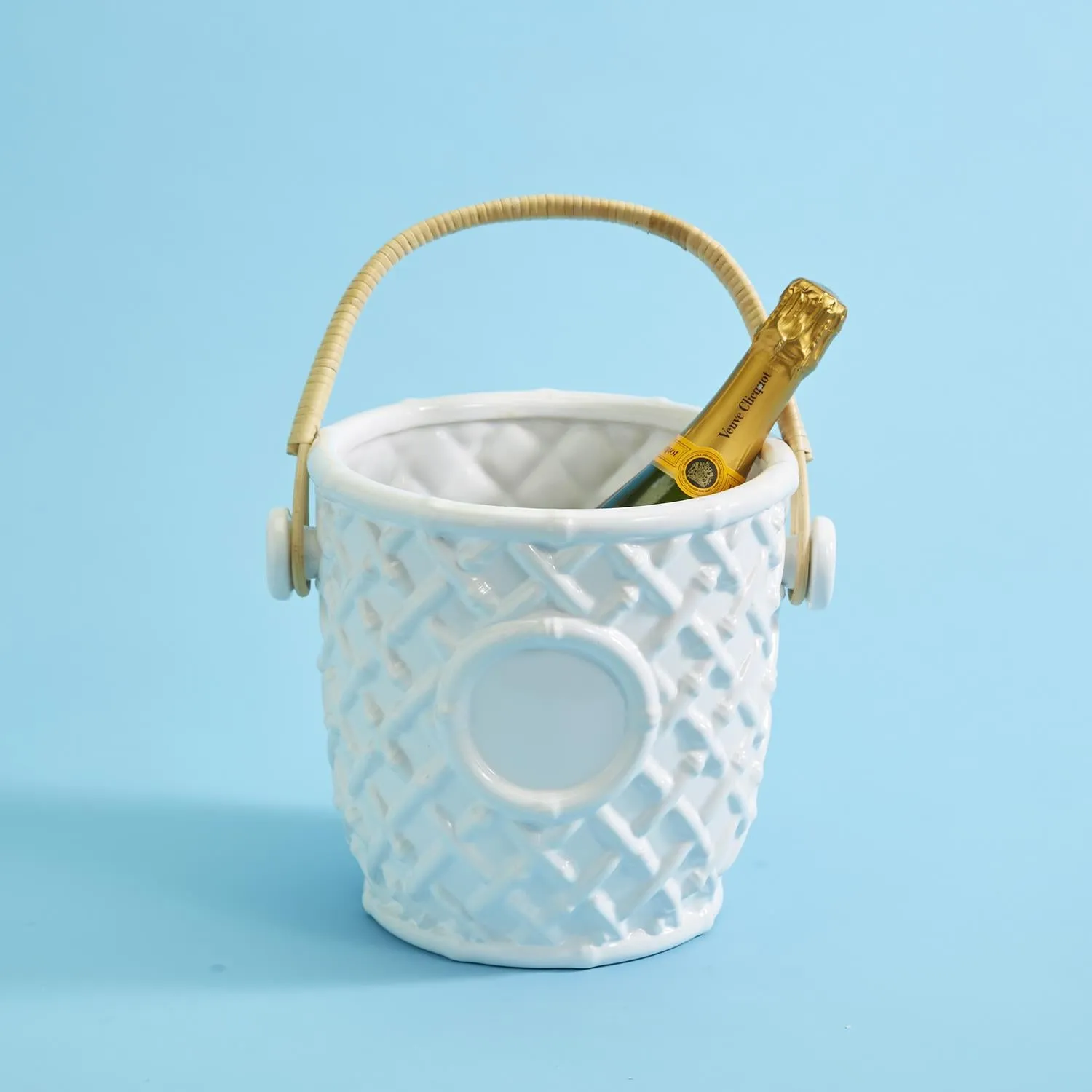 Hampton Faux Bamboo Fretwork Champagne/Wine Bucket
