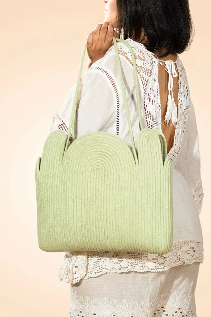 Hand Dyed Organic Cotton Rope Shoulder/Tote Bag