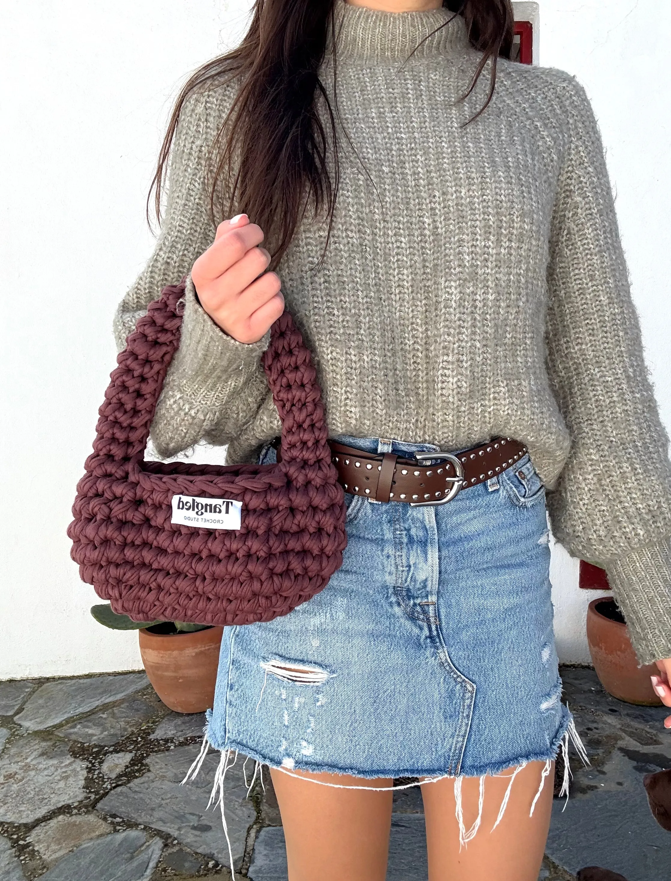 Handbag in Mocha