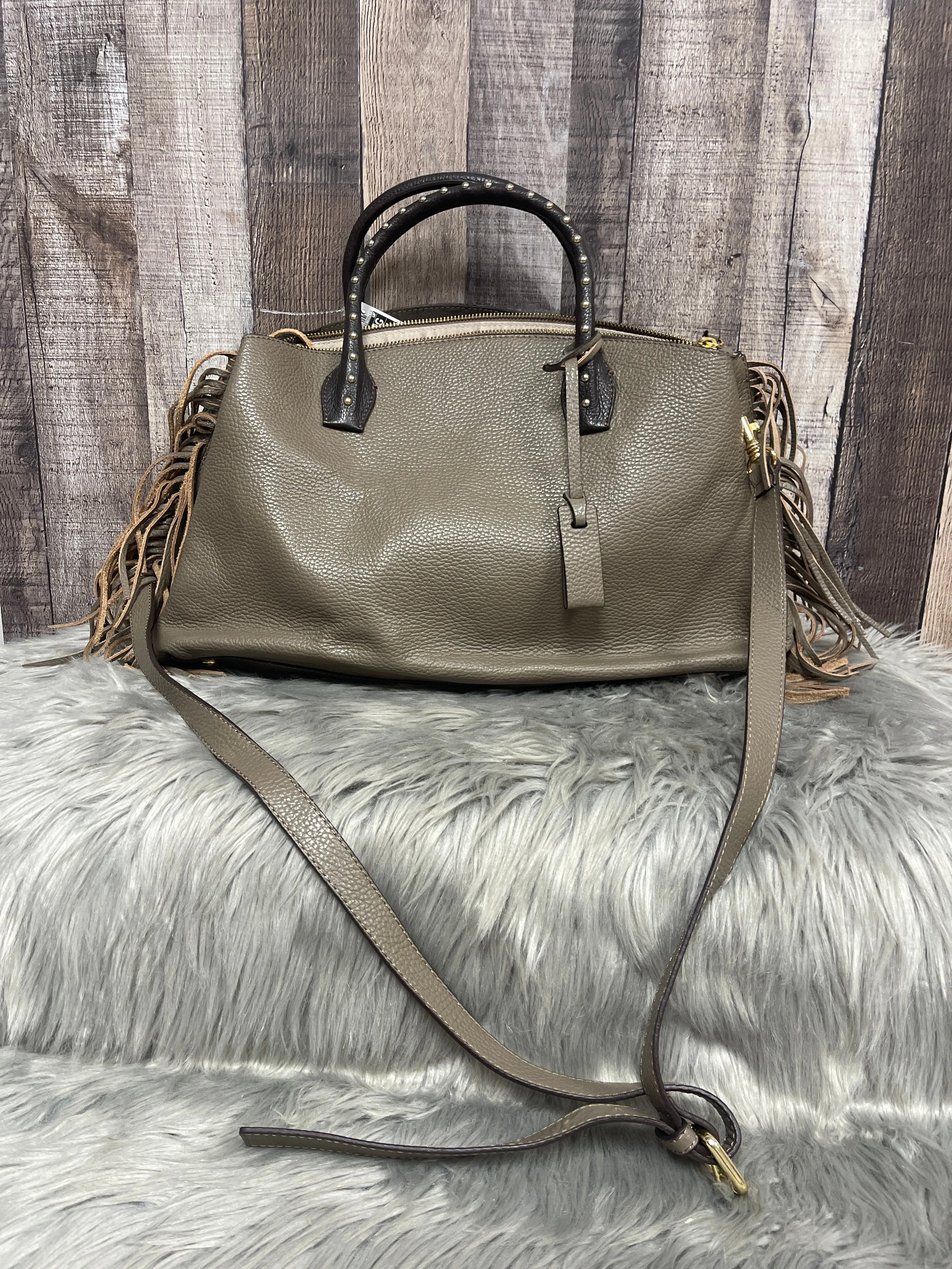 Handbag Leather Cme, Size Large
