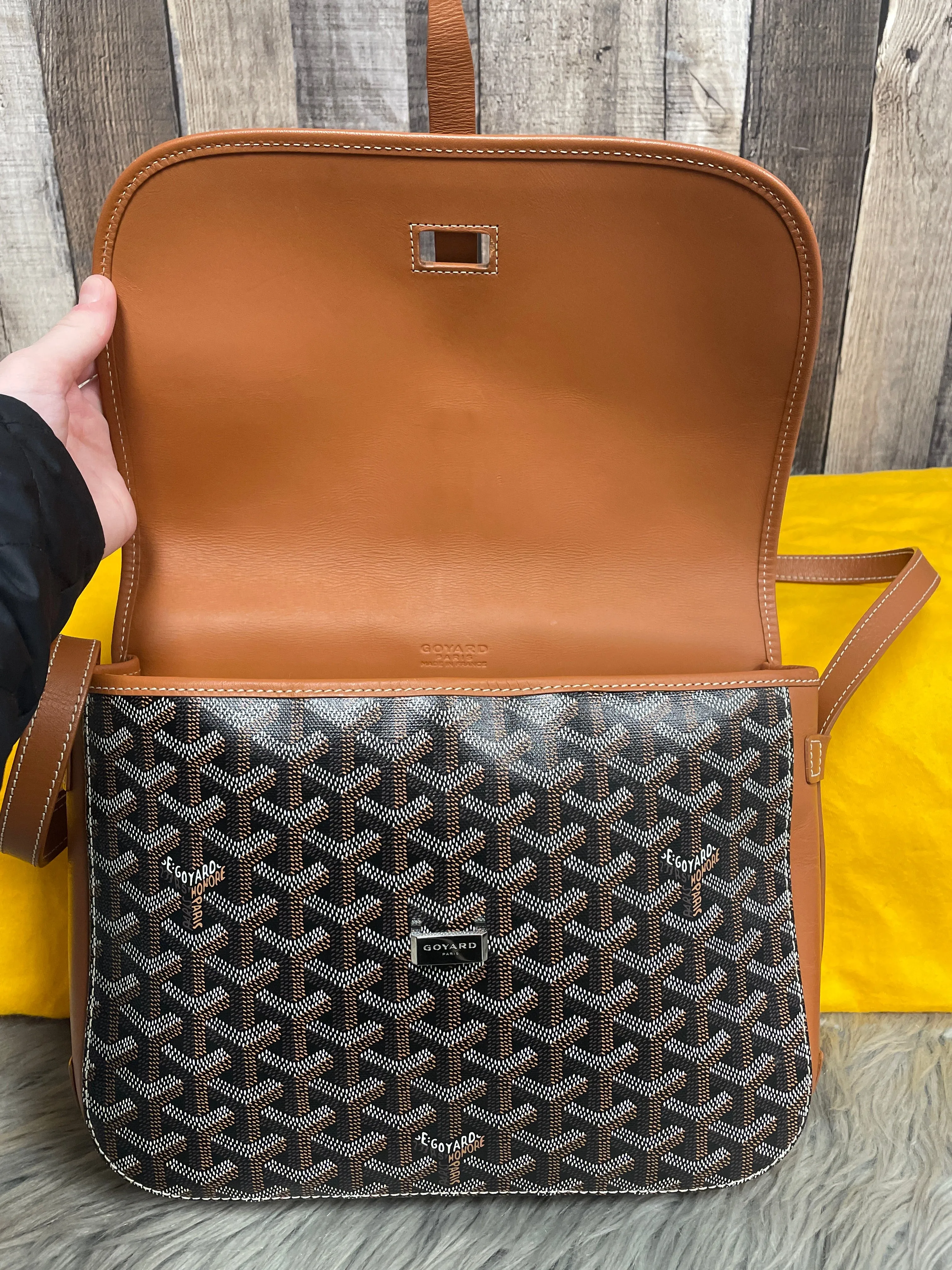 Handbag Luxury Designer By Goyard, Size: Large