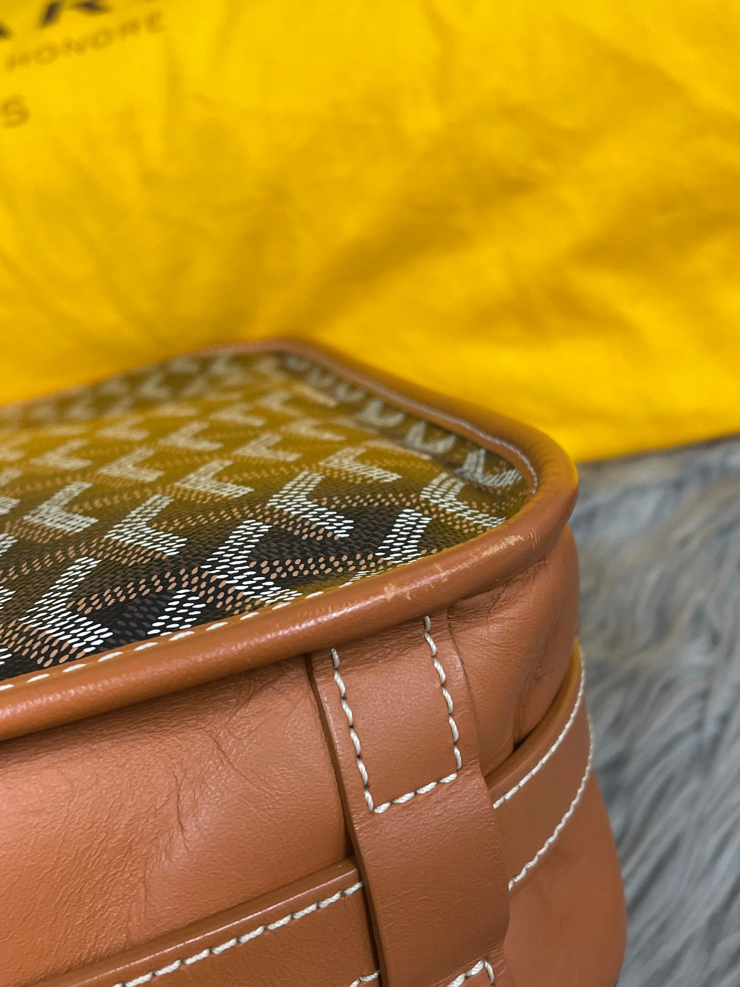 Handbag Luxury Designer By Goyard, Size: Large