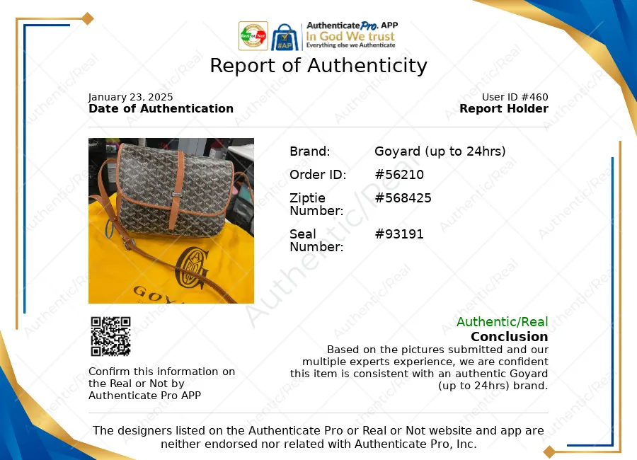 Handbag Luxury Designer By Goyard, Size: Large