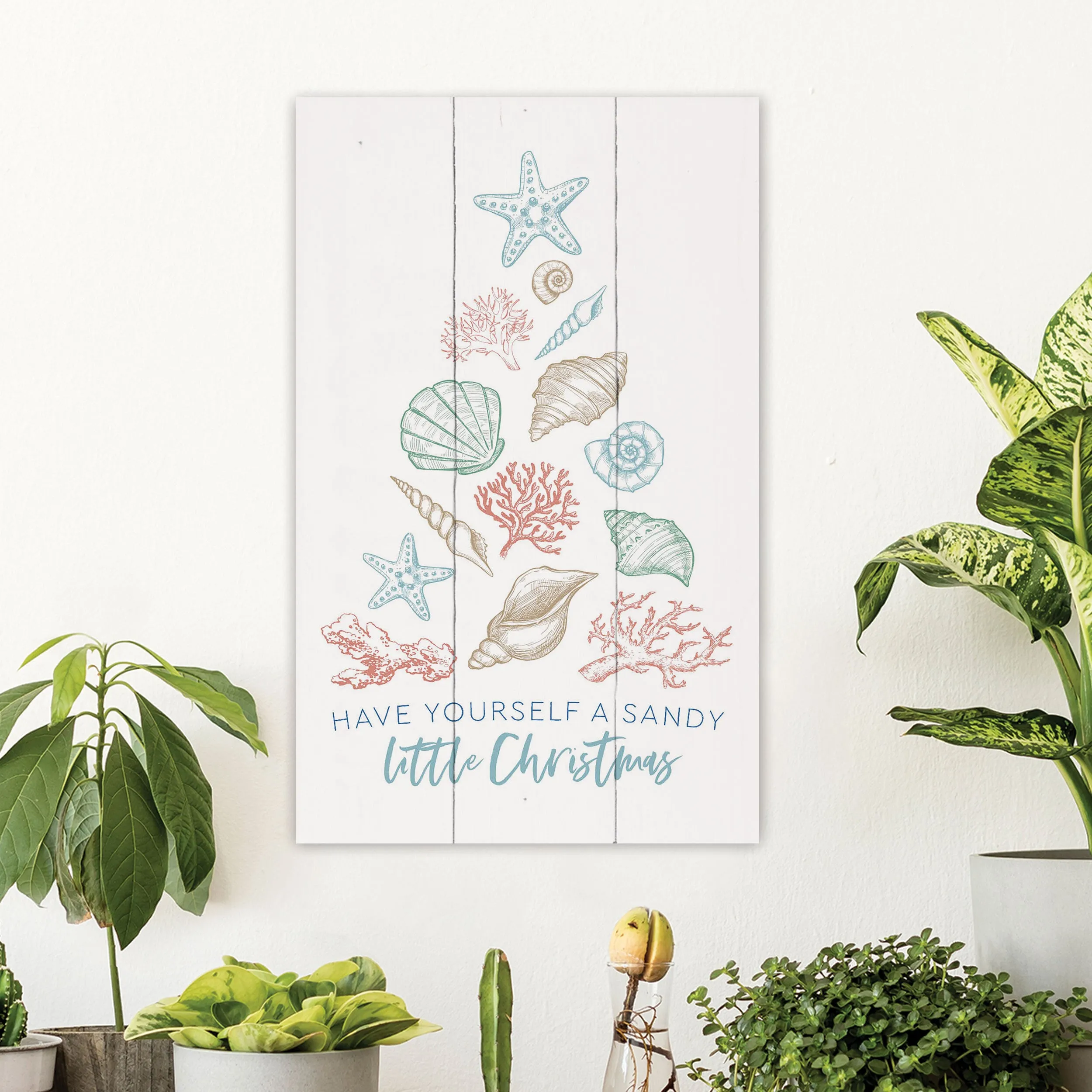 Have Yourself a Beachy Little Christmas Wall Decor