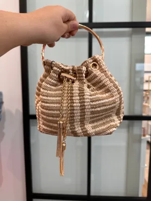 Hawaiian Vacay Bucket Bag - Neutral