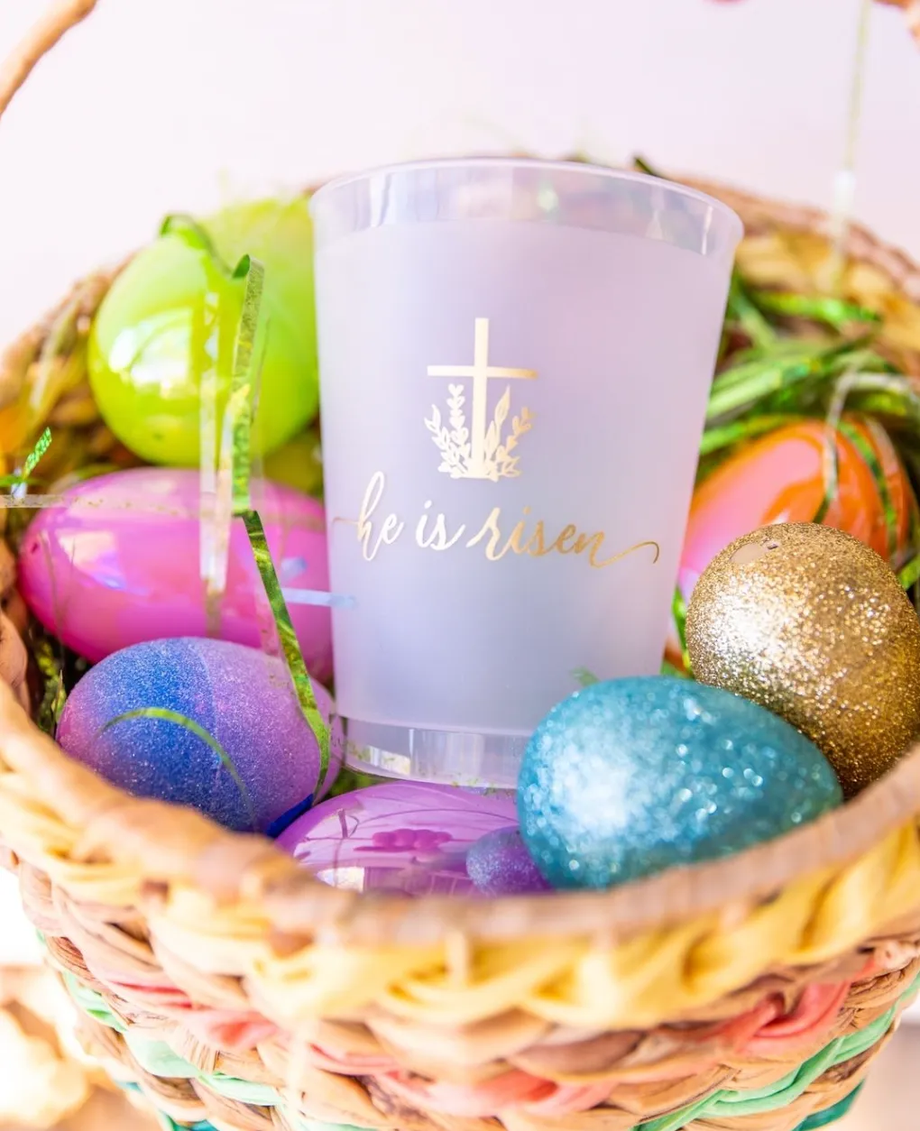 He Is Risen Easter Frost Flex Cups