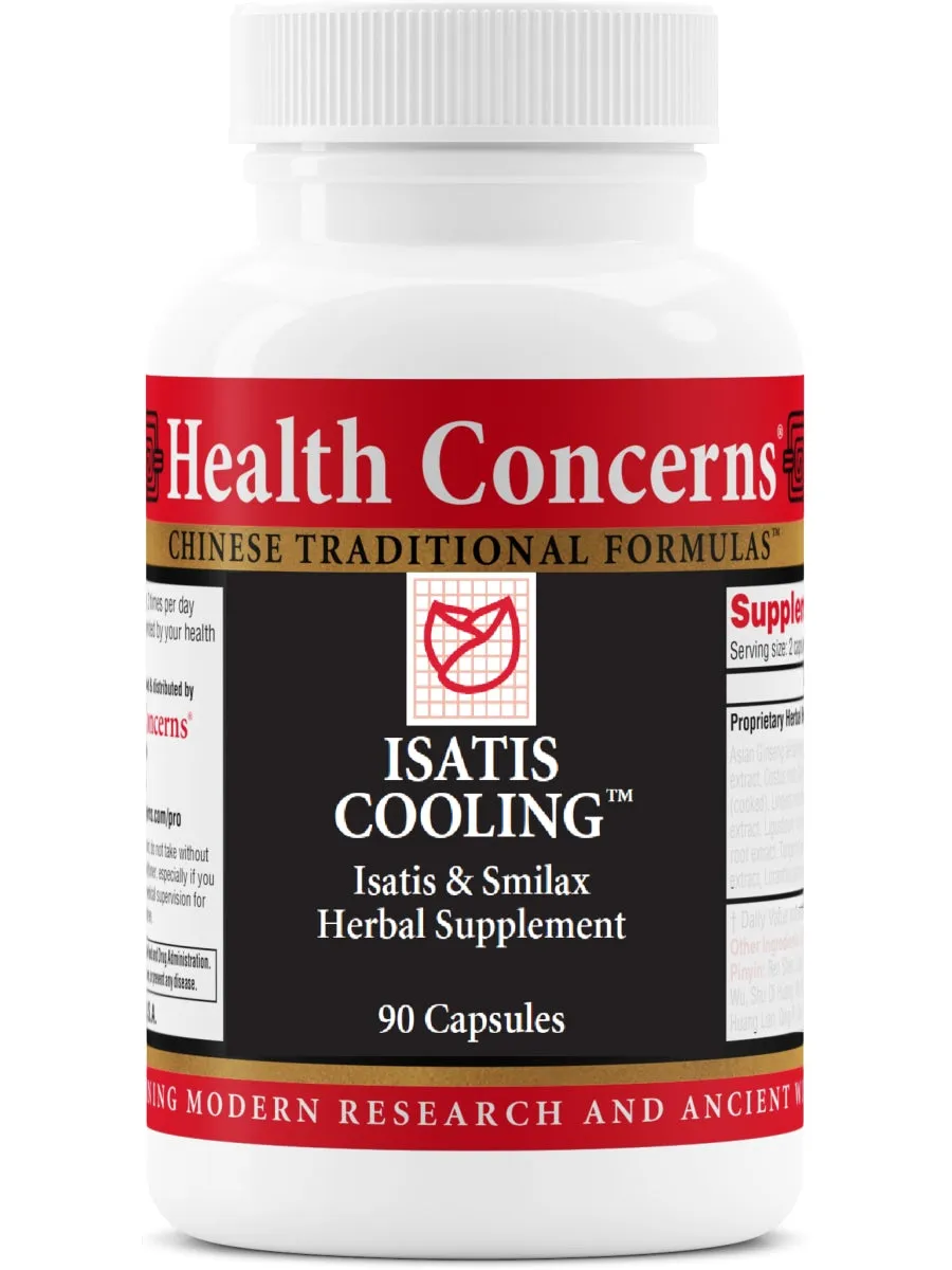 Health Concerns, Isatis Cooling Formula, 90 ct